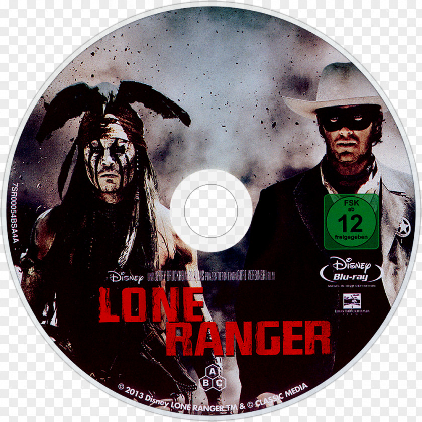 Lone Ranger 0 Film Fan Art Album Cover Blu-ray Disc PNG