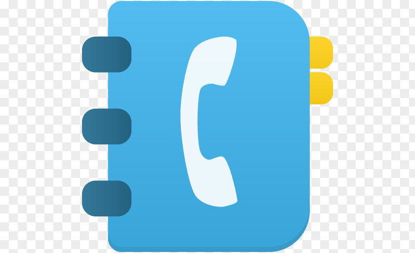 Phonebook Blue Text Symbol Brand PNG