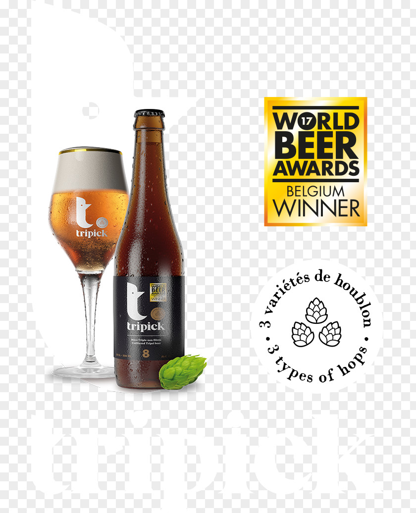 Beer Ale Bottle Tripick Tripel PNG