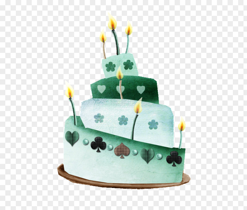 Hand-painted Multilayer Cake Candle Dobos Torte Layer Birthday Bxe1nh PNG