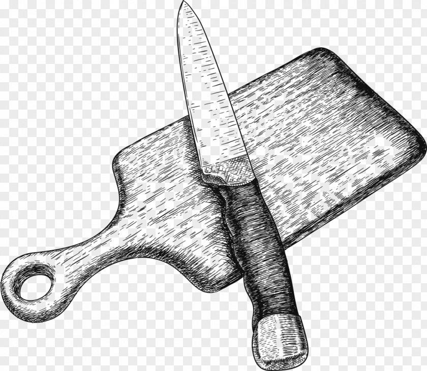 Knife Cutting Boards Drawing PNG