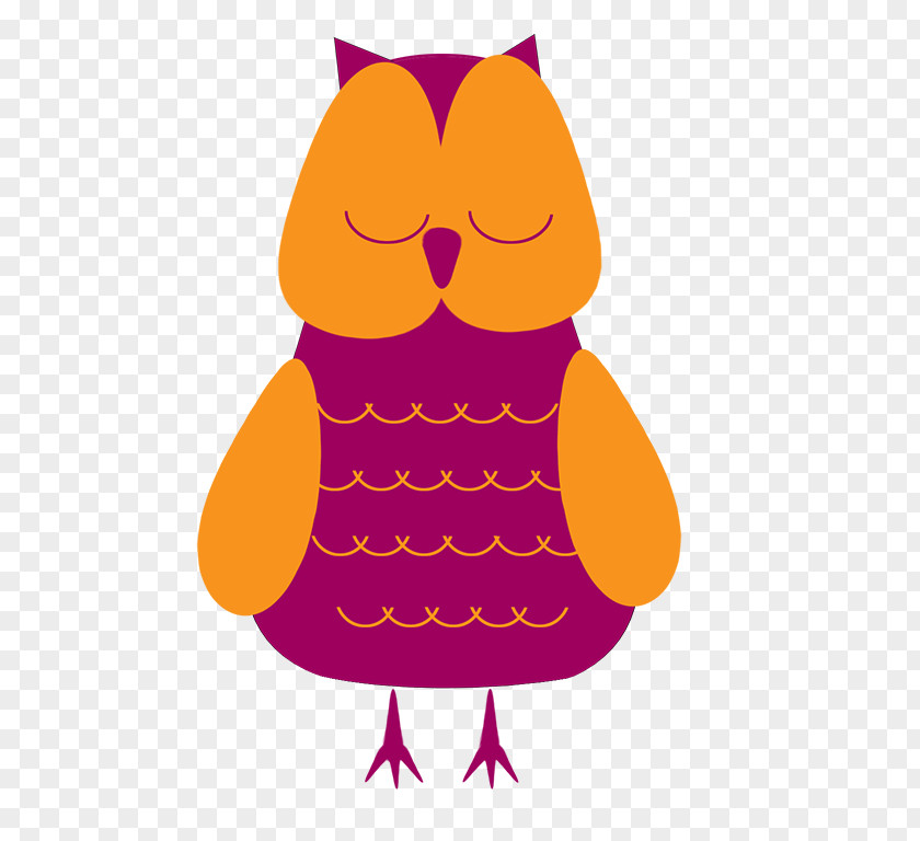 Sleeping Owl Drawing Clip Art PNG