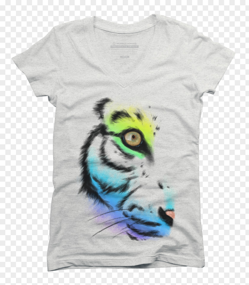 T-shirt Tiger Art PNG