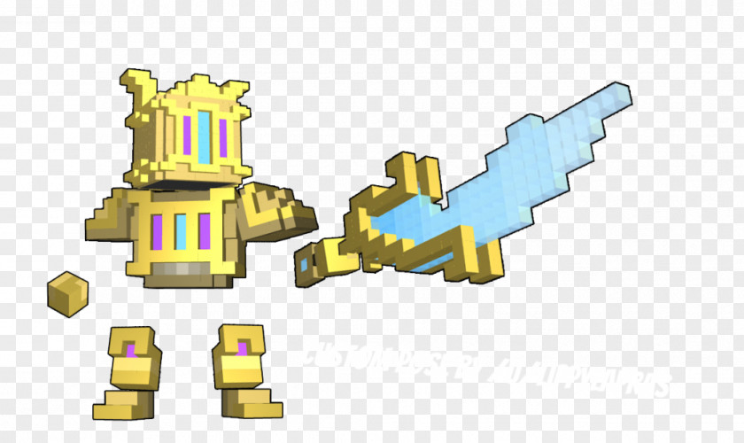 Trove Video Game Knight Costume PNG