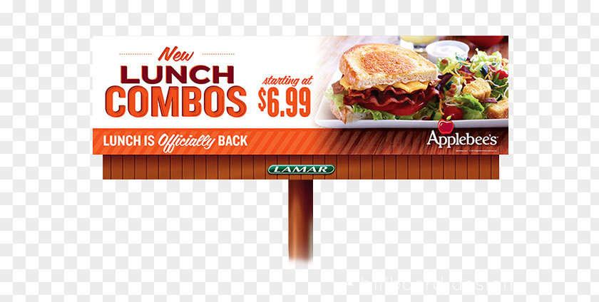 Billboard Designs Fast Food Display Advertising Brand Coupon PNG