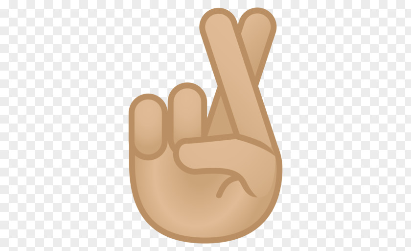 Emoji Thumb Crossed Fingers Digit Middle Finger PNG