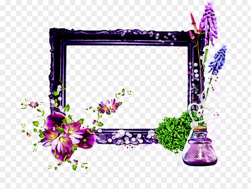 Interior Design Plant Floral Background Frame PNG