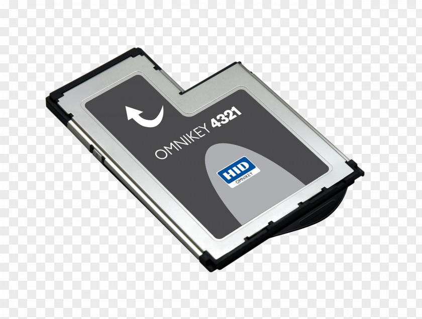 Laptop Card Reader HID Global Smart ExpressCard PNG