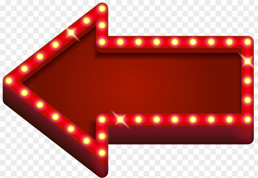 Light Neon Lighting Arrow Clip Art PNG