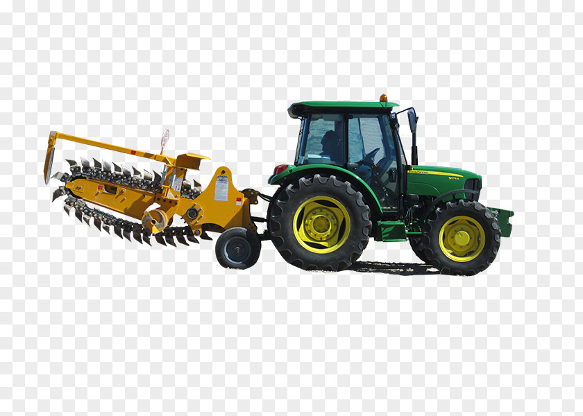 Machine Factory Tractor Caterpillar Inc. Heavy Machinery Trencher PNG