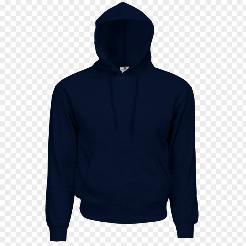 Navy Hoodie Polar Fleece Blue Sweater PNG