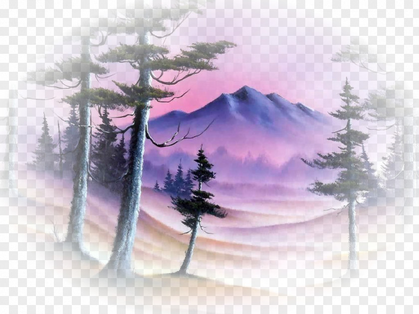 Painting Landscape Oil Watercolor Painter PNG