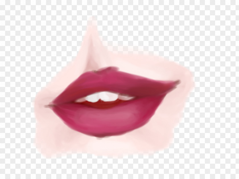Warm-up Lip Gloss Close-up Magenta PNG