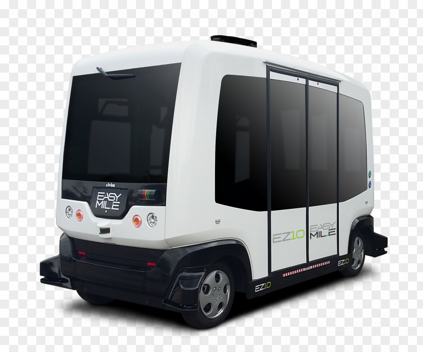 Bus EasyMile EZ10 SAS Autonomous Car PNG