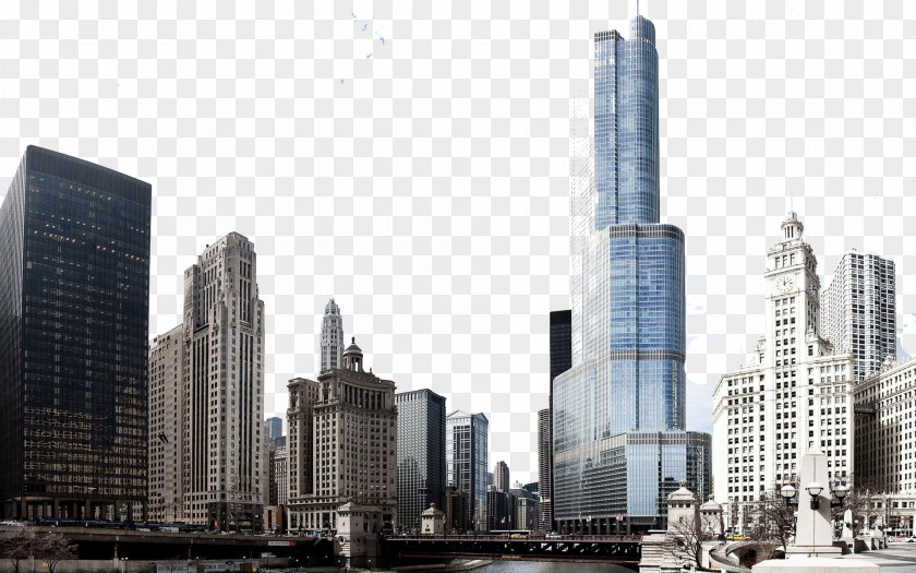 Chicago A City Trump International Hotel And Tower Willis Las Vegas World Wallpaper PNG