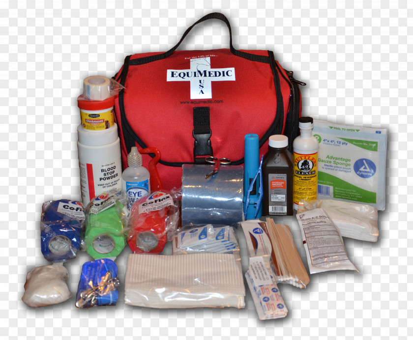 First Aid Kit Horse Kits Supplies Survival Bandage PNG