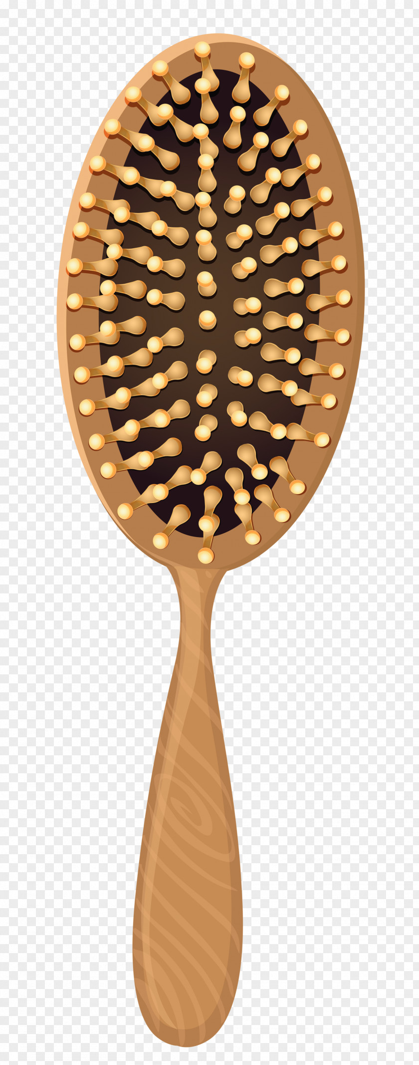 Wooden Hairbrush Clipart Image Comb Clip Art PNG