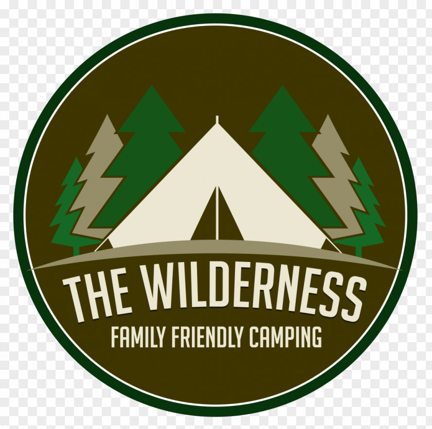 Family Camping In The Woods Logo Battle Of Wilderness Brand Font Graphics PNG