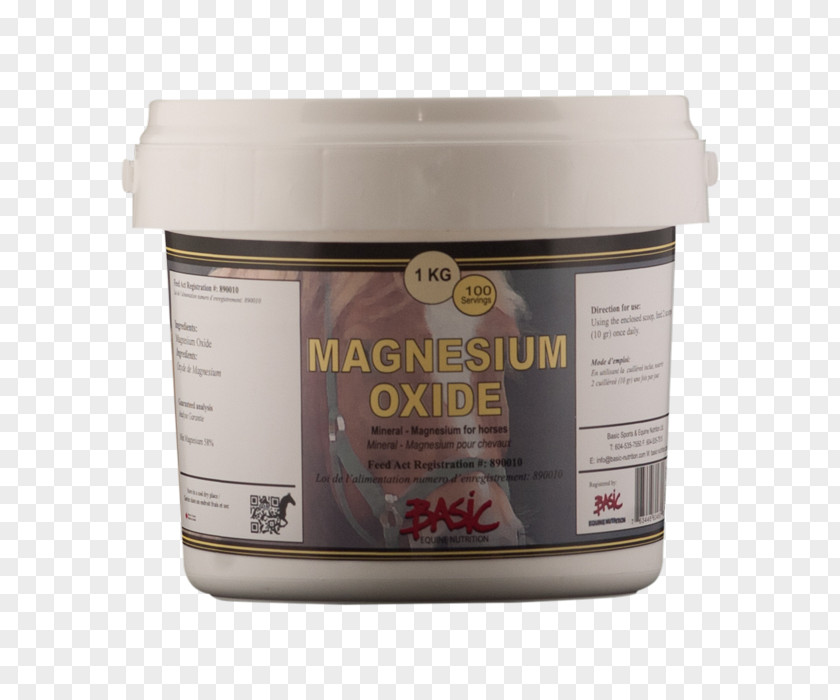 Magnesium Oxide Horse Dietary Supplement Malate PNG