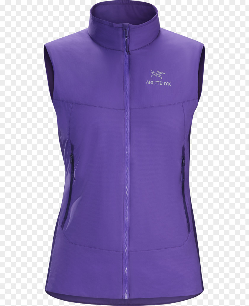 Mauveine Gilets Bodywarmer Hood Down Feather Thermal Insulation PNG