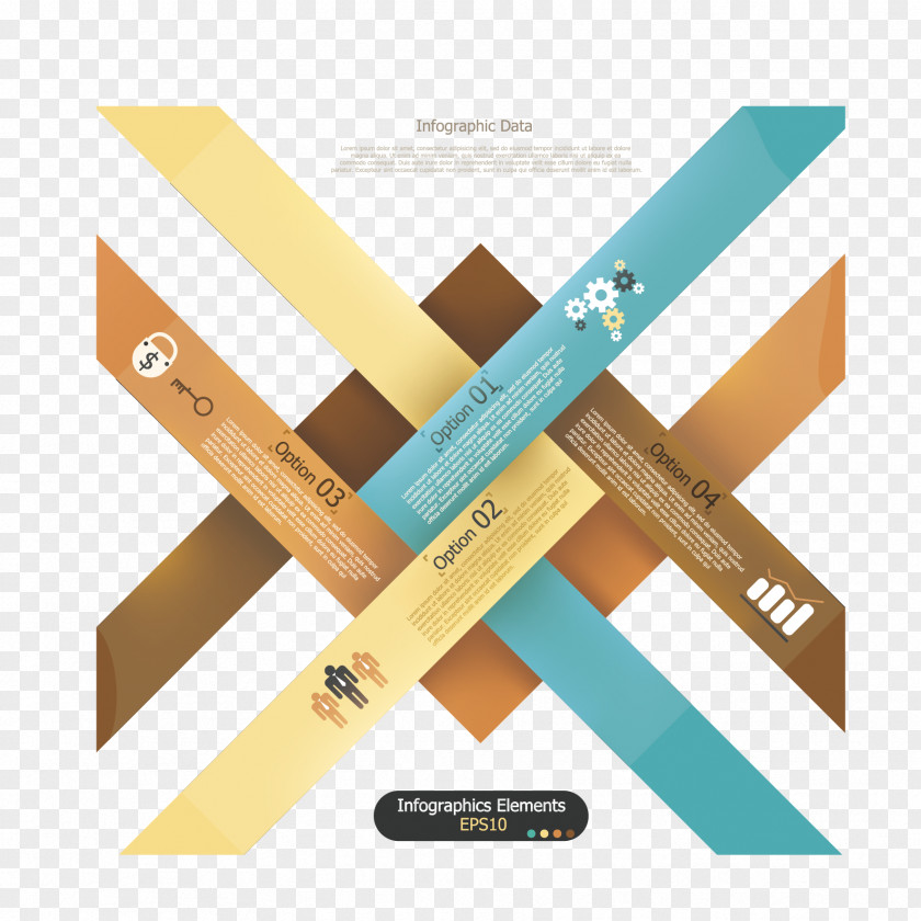 Vector Cross Information Map Infographic Illustration PNG