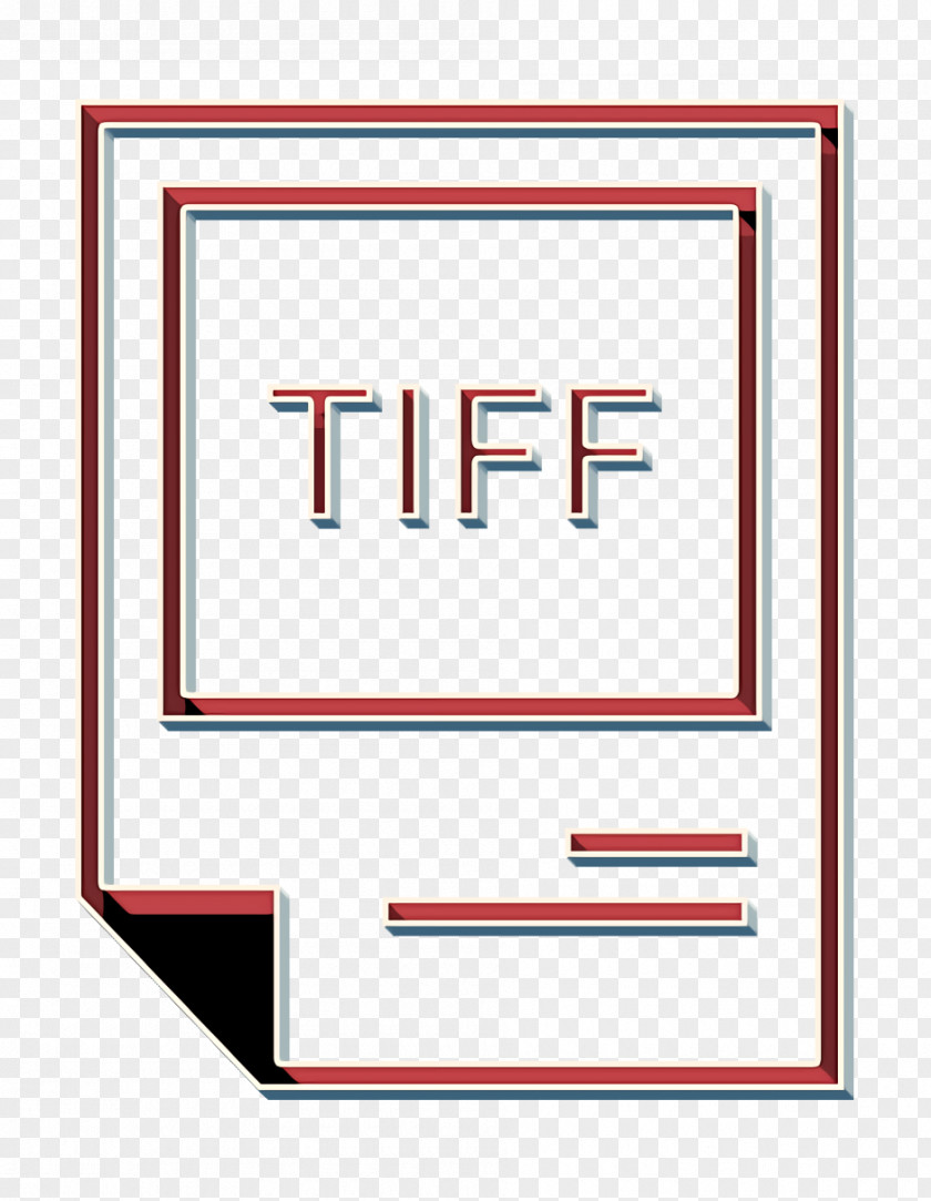Rectangle Type Icon Extention File Tiff PNG