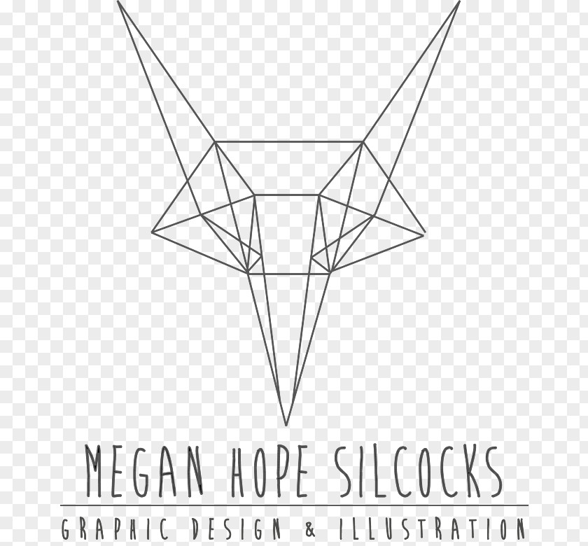 Animals Geometric Triangle Point Line Art PNG