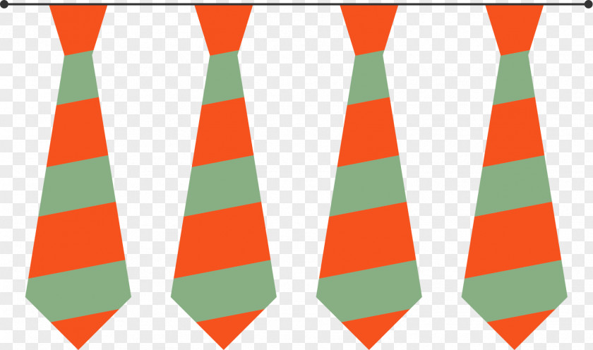 Cartoon Stripe Tie Necktie Angle Pattern PNG