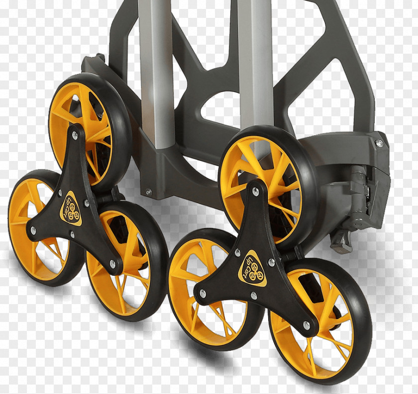 Collapsible Wagon Cart UpCart Lift Hand Truck Stair Climbing Elevator PNG