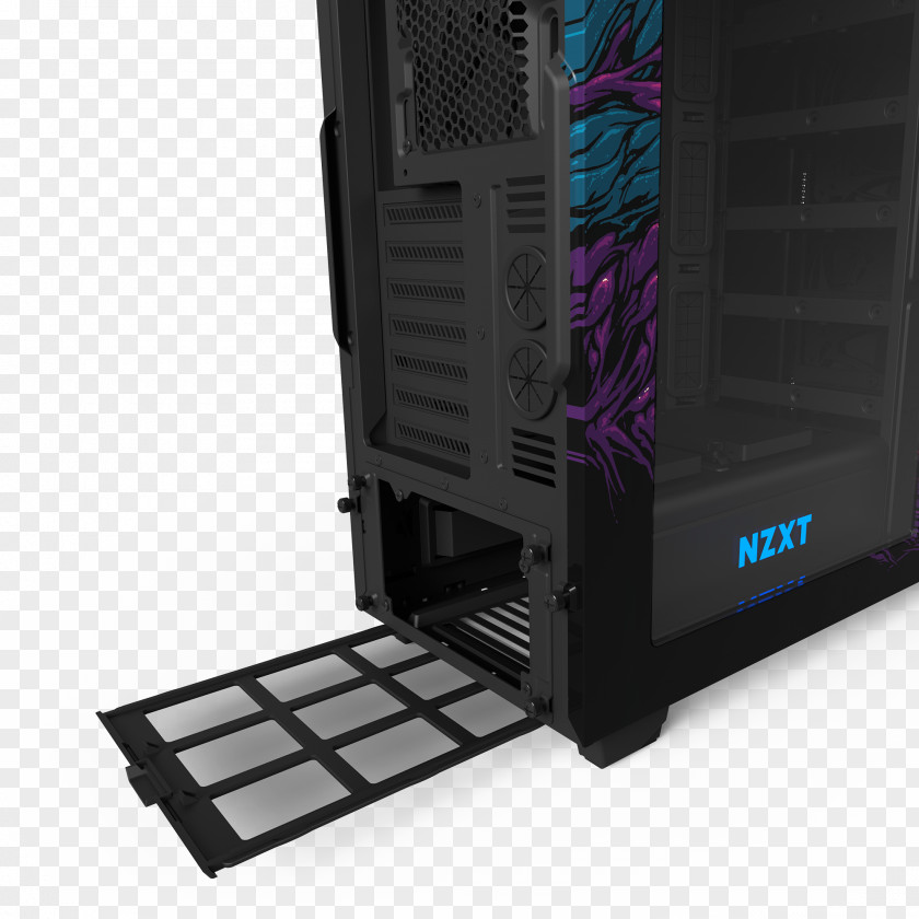 Computer Cases & Housings NZXT Case H440 Special Edition Black-Green, EU Acer Iconia One 10 PNG