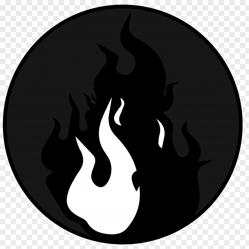 Flame Symbol Logo Silhouette Carnivora PNG