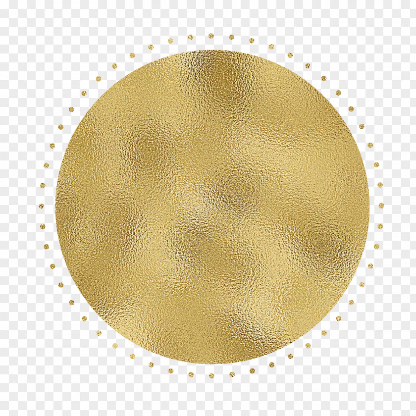 Gold Round Circle PNG