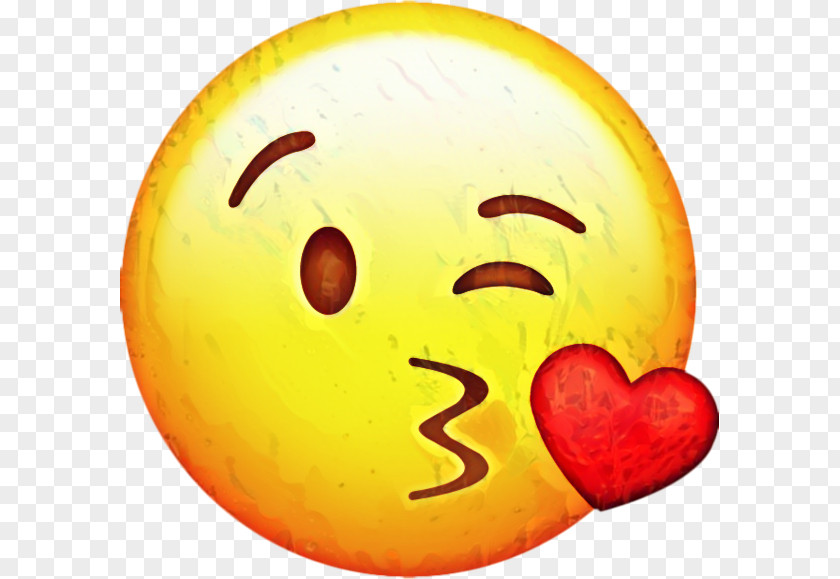 Happy Cheek Background Heart Emoji PNG
