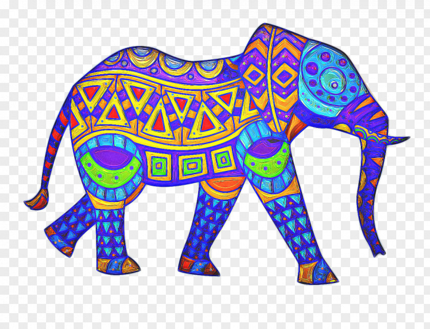 Wildlife Animal Figure Indian Elephant PNG