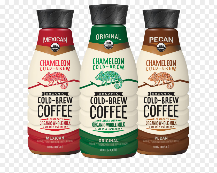 Coffee Cold Brew Milk Organic Food Chameleon Cold-Brew PNG