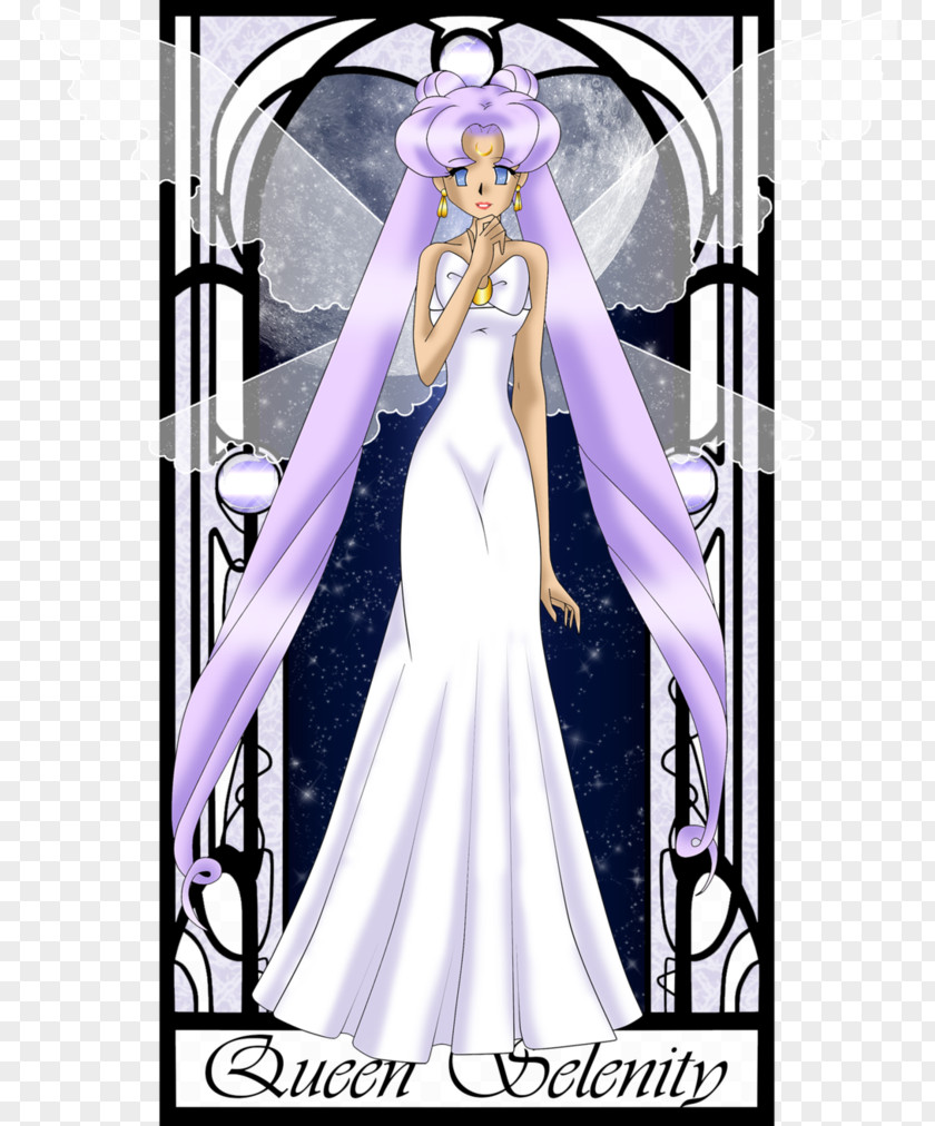 Flower Gown Sailor Libra Character PNG