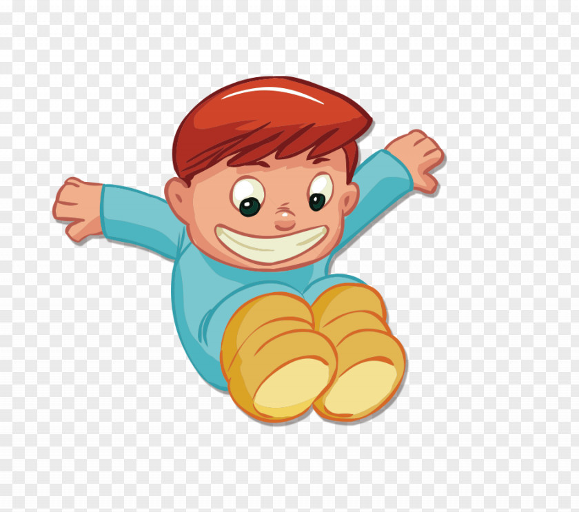 Jump Boy Child Cartoon Clip Art PNG