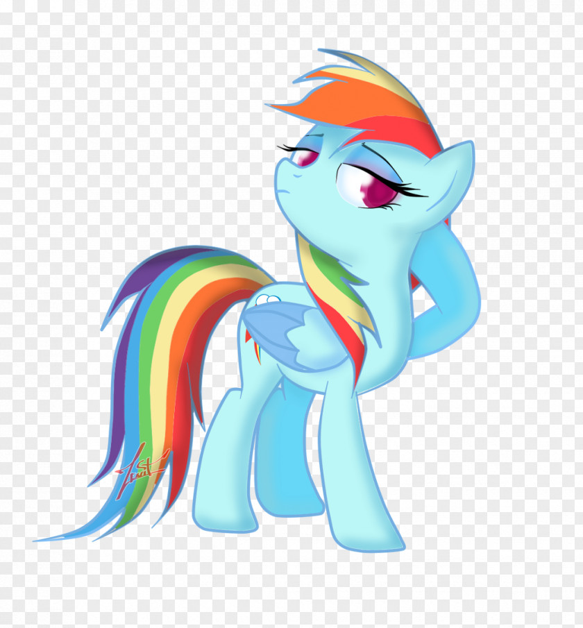 Rainbow Pony Dash Horse Drawing PNG