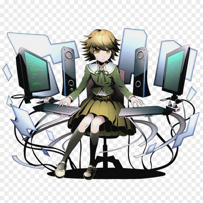 The Short Hair That Is Surprised By Mouths Of Divine Gate Danganronpa: Trigger Happy Havoc Danganronpa 2: Goodbye Despair Android PNG