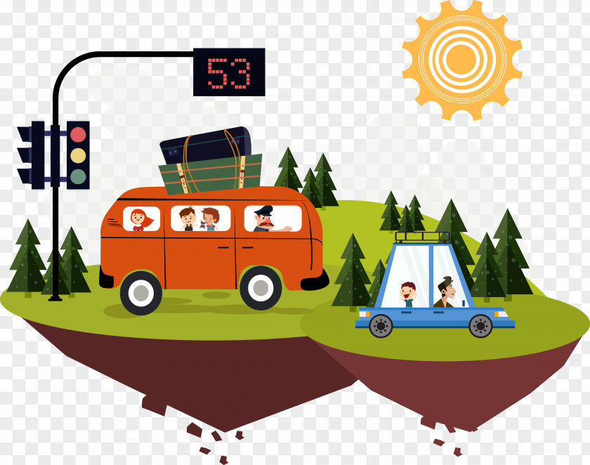 Automobile Driving Car Drawing Traffic Icon PNG