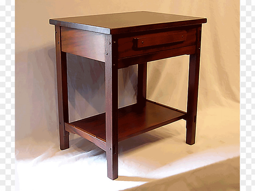 Bedside Table Tables Drawer Desk PNG