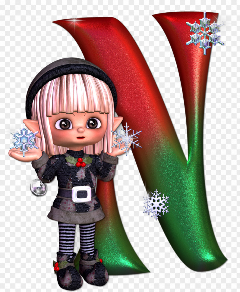 Christmas Letter N Ñ Alphabet PNG