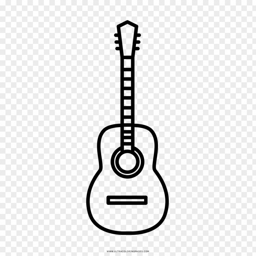 Guitar Icon Acoustic Drawing Coloring Book PNG