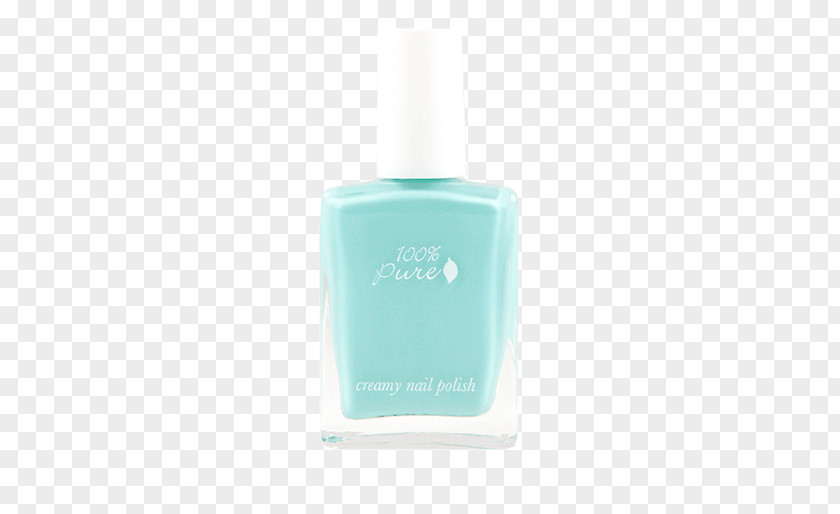 Perfume Nail Polish Turquoise PNG
