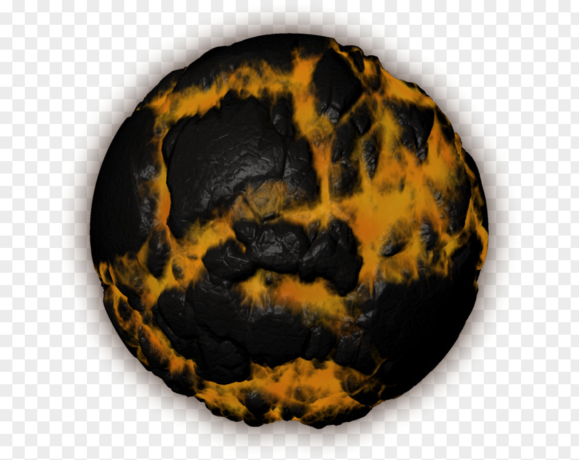 Rock Stone Ball Sphere Lava PNG