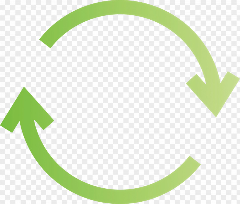 Green Line Circle Symbol Font PNG