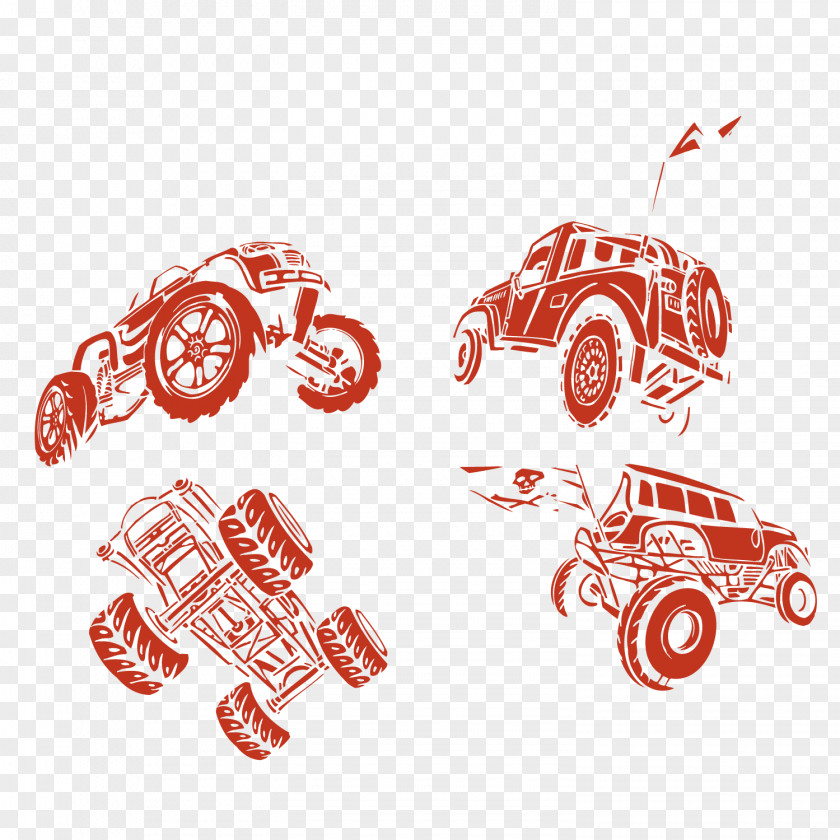 Off-road Car Illustration Graphic Design PNG