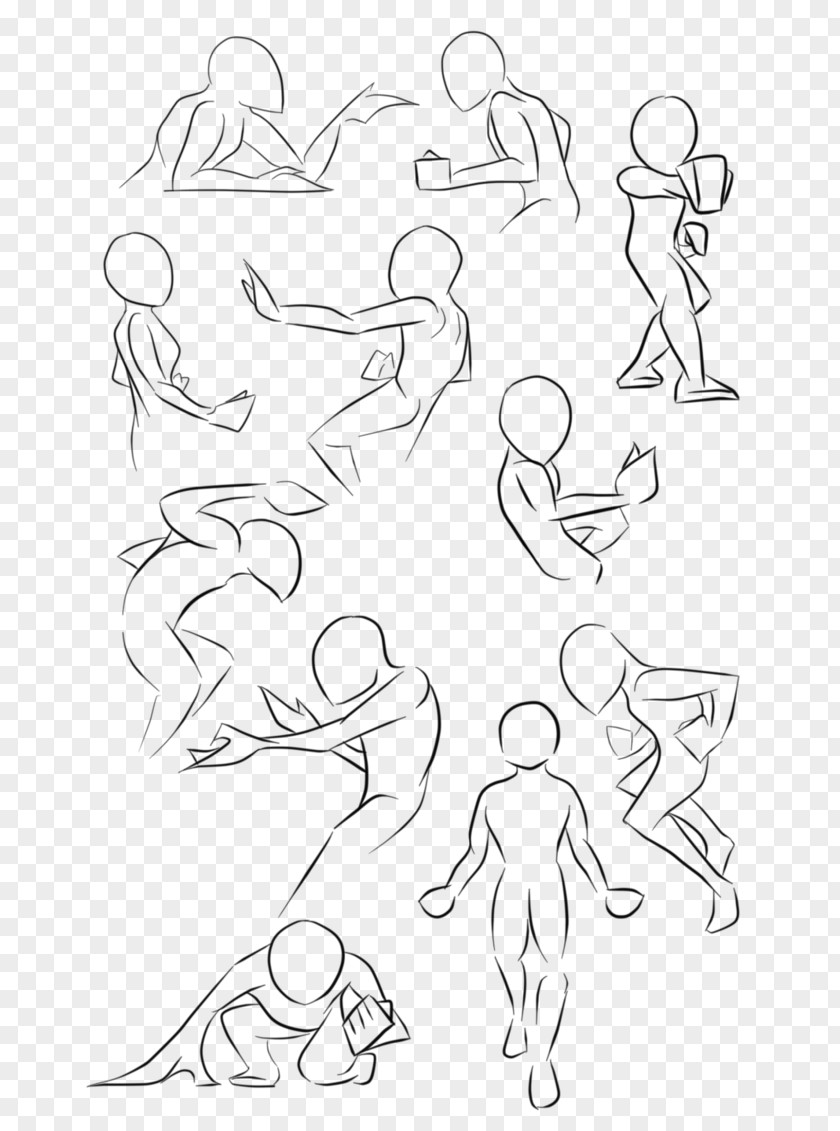 Poses Drawing Line Art Visual Arts Sketch PNG