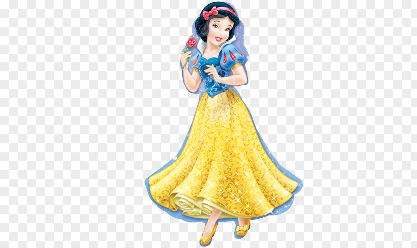 Snow White Belle Princess Aurora Mylar Balloon PNG