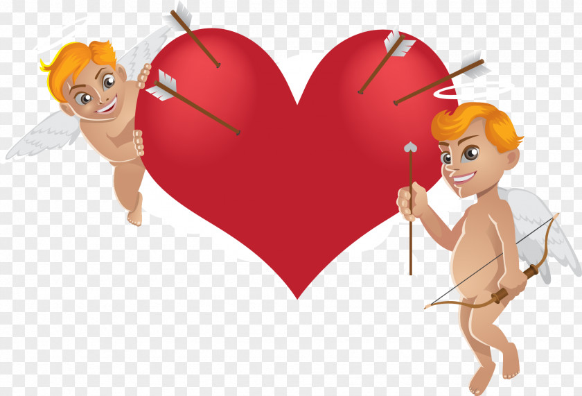 Vector Cupid And Arrows Arrow Bow PNG